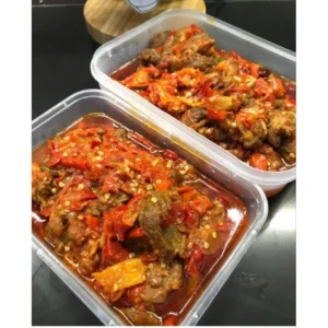 Dendeng Daging Sapi Sambalado Khas Padang (200 Gram)